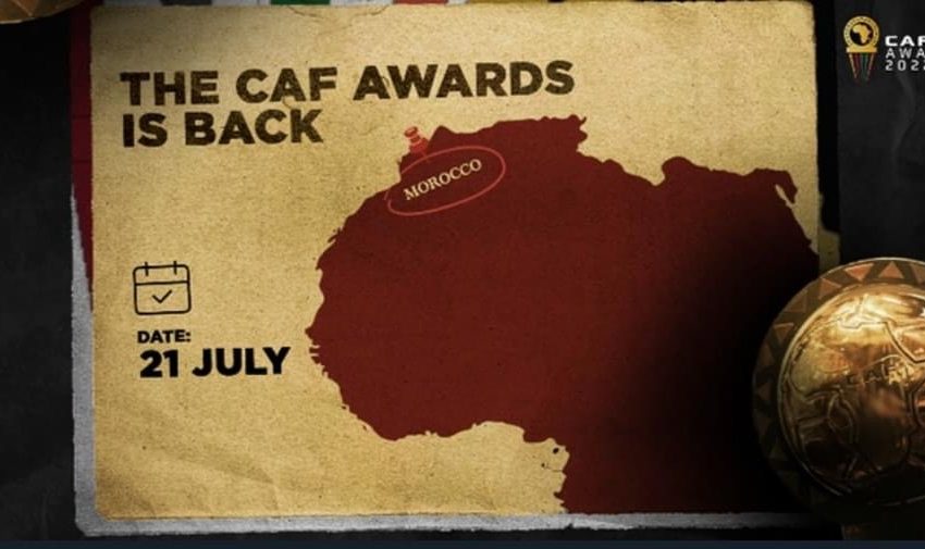  CAF Awards To Hold In Morocco July 21