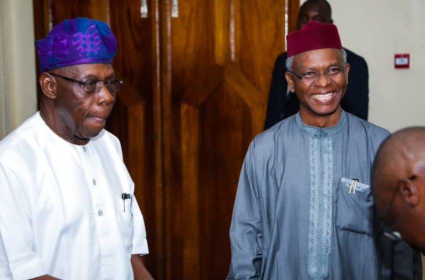 Obasanjo Praises Buhari After Meeting With El-Rufai, Soludo